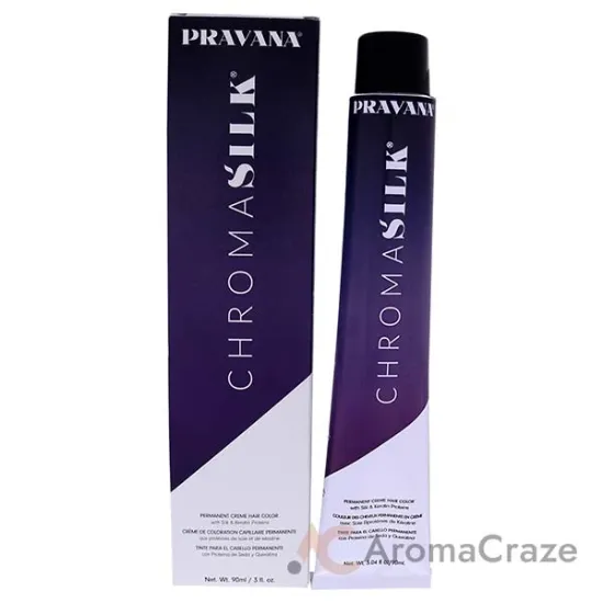 Picture of ChromaSilk Creme Hair Color - 4.45 Copper Mahogany Brown by Pravana for Unisex - 3 oz Hair Color