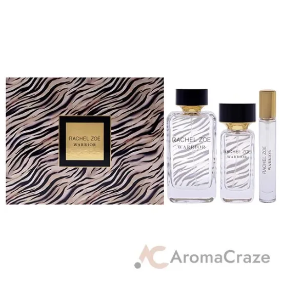 Picture of Warrior by Rachel Zoe for Women - 3 Pc Gift Set 3.4oz EDP Spray, 1oz EDP Spray, 0.34oz EDP Spray
