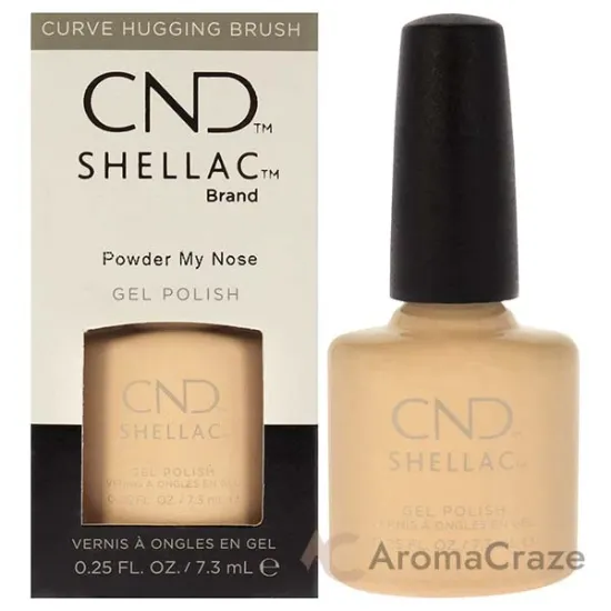Picture of Shellac Nail Color - Powder My Nose by CND for Women - 0.25 oz Nail Polish