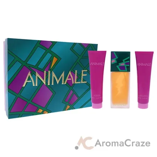 Picture of Animale by Animale for Women - 3 Pc Gift Set 3.4oz EDP Spray, 3.4oz Body Lotion, 3.4oz Shower Gel