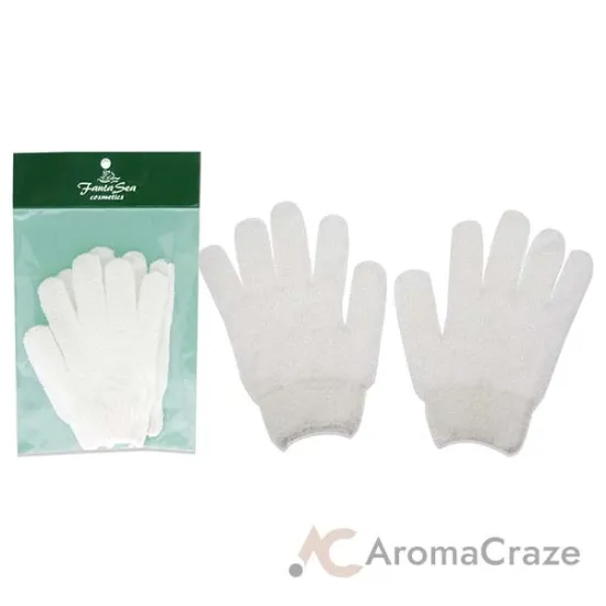 Picture of Exfoliating Gloves - White by FantaSea for Women - 1 Pair Gloves