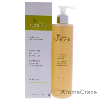 Picture of Revitalizing Shower Gel - Cucumber by Villa Floriani for Women - 10.14 oz Shower Gel