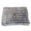 Faux Fur Cocoa Rectangle Pet Bed by Pet Maison for Unisex - 