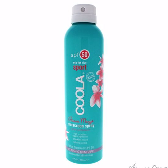 Sport Sunscreen Spray SPF 50 - Guava Mango by Coola for Unis