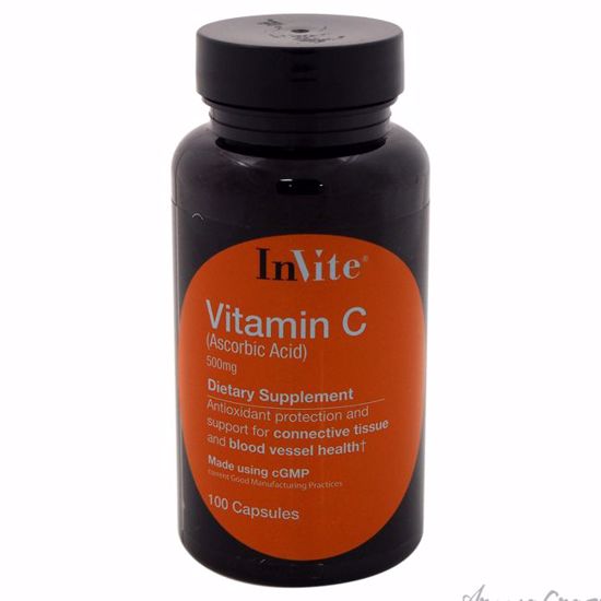 Vitamin C - Ascorbic Acid 500mg Supplement by InVite Health 