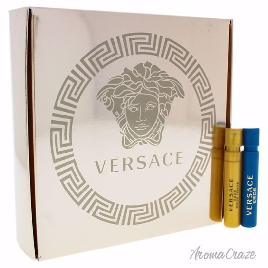 Versace Eros by Versace for Unisex - 2 Pc Gift Set 1ml Pour 