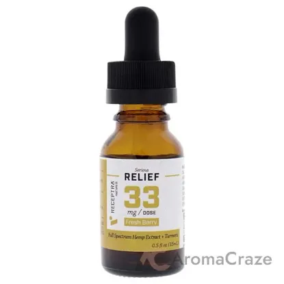 Picture of Serious Relief 33mg Dose - Fresh Berry by Receptra Naturals for Unisex - 0.5 oz Tincture