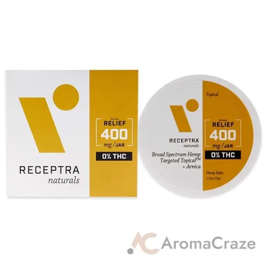 Picture of Serious Relief 400mg Or percent THC Drops Balm by Receptra Naturals for Unisex - 1.25 oz Topical