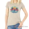 Picture of V-Neck Tee - Anchors Away by Delsol for Women - 1 Pc T-Shirt (Medium)