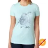 Picture of Girls Crew Tee - Turtle Splash-Ice Blue by DelSol for Women - 1 Pc T-Shirt (Medium)