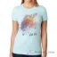Picture of Girls Crew Tee - Turtle Splash-Ice Blue by DelSol for Women - 1 Pc T-Shirt (2XL)