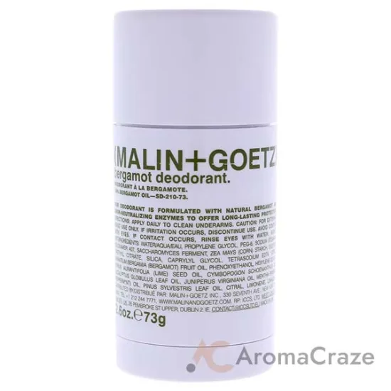 Picture of Bergamot Deodorant by Malin + Goetz for Unisex - 2.6 oz Deodorant