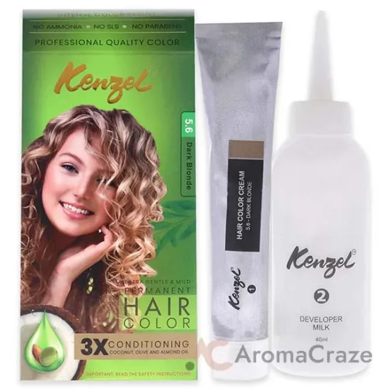 Picture of Extra Gentle and Mild Permanent Hair Color - 5.6 Dark Blonde by Kenzel for Women - 1 Application Hair Color