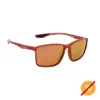 Picture of Solize Last Time Around - Metallic Orange to Brown by DelSol for Unisex - 1 Pc Sunglasses