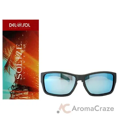 Picture of Solize Never Gonna Leave - Charcoal to Blue by DelSol for Unisex - 1 Pc Sunglasses