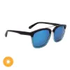 Picture of Solize Who Loves the Sun - Black and Clear to Blue by DelSol for Unisex - 1 Pc Sunglasses