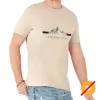 Picture of Men Classic Crew Tee - Mountain Calling by DelSol for Men - 1 Pc T-Shirt (Large)