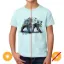 Picture of Kids Crew Tee - Bear Scene - Ice Blue by DelSol for Kids - 1 Pc T-Shirt (YM)