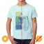 Picture of Kids Crew Tee - Rising Shark by DelSol for Kids - 1 Pc T-Shirt (YXS)