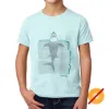 Picture of Kids Crew Tee - Rising Shark by DelSol for Kids - 1 Pc T-Shirt (YL)