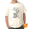 Picture of Kids Crew Tee - Pirate Trio - Beige by DelSol for Kids - 1 Pc T-Shirt (3T)