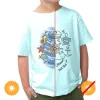 Picture of Kids Crew Tee - Sea Adventure by DelSol for Kids - 1 Pc T-Shirt (2T)