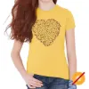 Picture of Kids Crew Tee - I Heart Flowers by DelSol for Kids - 1 Pc T-Shirt (YXL)