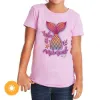 Picture of Kids Crew Tee - Tales of a Mermaid by DelSol for Kids - 1 Pc T-Shirt (YL)