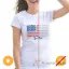 Picture of Kids Crew Tee - Tropical Americana by DelSol for Kids - 1 Pc T-Shirt (YM)