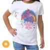 Picture of Kids Crew Tee - Believe - White by DelSol for Kids - 1 Pc T-Shirt (3T)