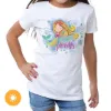 Picture of Kids Crew Tee - Ocean Princess by DelSol for Kids - 1 Pc T-Shirt (2T)