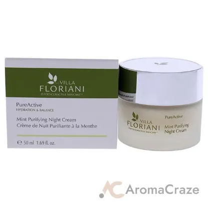 Picture of PureActive Purifying Night Cream - Mint by Villa Floriani for Unisex - 1.69 oz Cream