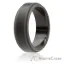 Picture of Silicone Wedding Ring - Step Edge Style - Grey by ROQ for Men - 9 mm Ring