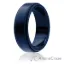 Picture of Silicone Wedding Ring - Step Edge Style - Blue by ROQ for Men - 14 mm Ring