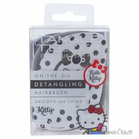 Hello Kitty Compact Styler Detangling Hairbrush - Black-Whit