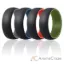 Picture of Silicone Wedding Ring - Duo Collection Dome Style Set by ROQ for Men - 4 x 12 mm Ring
