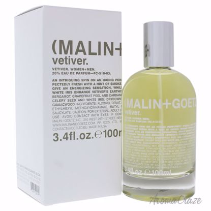 Vetiver by Malin + Goetz for Unisex - 3.4 oz EDT Spray