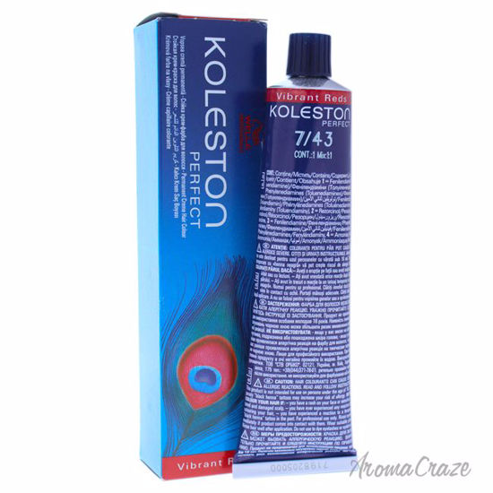 Koleston Perfect Permanent Creme Haircolor - 7-43 Medium Red