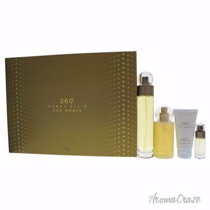 360 by Perry Ellis for Women Gift Set - 4 Piece Fragrance Se