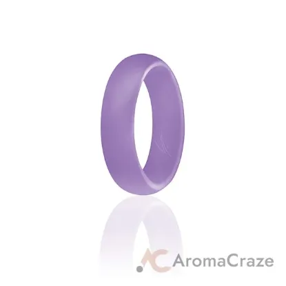Picture of Silicone Wedding Ring - Dome Style - Lavander by ROQ for Women - 10 mm Ring