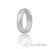 Picture of Silicone Wedding Ring - Dome Style - Silver by ROQ for Women - 5 mm Ring