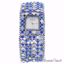 Manoush MSHMAB Marilyn Silver/Blue Stainless Steel Bracelet 