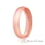 Picture of Silicone Wedding Ring - Dome Style Thin Comfort Fit - Rose Gold by ROQ for Women - 7 mm Ring