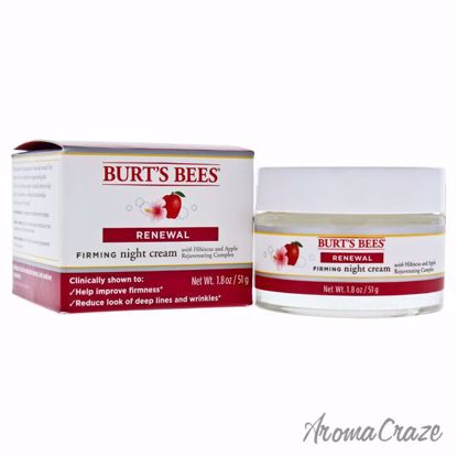 Renewal Firming Night Cream by Burts Bees for Women - 1.8 oz