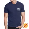Picture of Men Crew Tee - Wanderlsut - Indigo by DelSol for Men - 1 Pc T-Shirt (Medium)