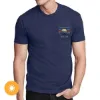 Picture of Men Crew Tee - Wanderlsut - Indigo by DelSol for Men - 1 Pc T-Shirt (2XL)