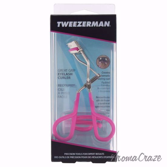 Great Grip Eyelash Curler - # 1047 NPR Neon Pink by Tweezerm