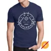 Picture of Men Crew Tee - Always Exploring - Indigo by DelSol for Men - 1 Pc T-Shirt (Medium)