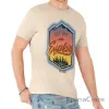 Picture of Men Crew Tee - Get Out And Explore - Beige by DelSol for Men - 1 Pc T-Shirt (Medium)