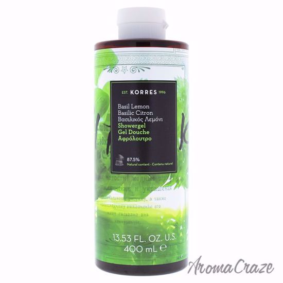 Shower Gel - Basil Lemon by Korres for Women - 13.5 oz Showe